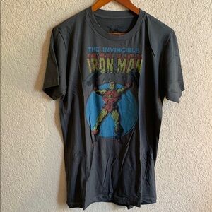 Marvel Comics Gray Iron Man Graphic T-Shirt